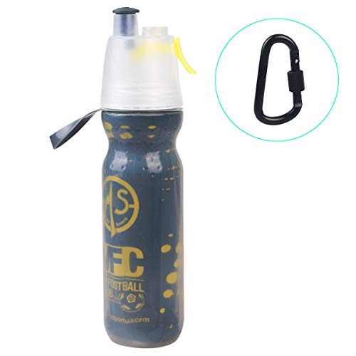 BOMKEE Misting Water Bottle, Insulated Drinking Bottle Spray Mist Outdoor Sport Hydration Runnin ...