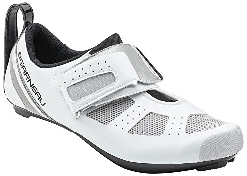 Louis Garneau – Tri X-Speed 3 Triathlon Bike Shoes, White/Drizzle, US (7), EU (40)