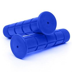 OUTERDO New Handlebar Grips Bicycle MTB BMX Road Mountain Bike Soft Rubber Handlebar End Grips blue