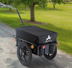 New MTN-G Bicycle Bike Cargo Trailer Steel Carrier Storage Cart Wheel Runner For Shopping