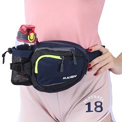 Innokids Hiking Waist Pack with Water Bottle (Not Included) Holder on Right Side, Outdoor Sports ...