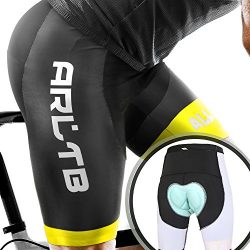 Arltb Bike Shorts 5 Sizes Men Gel Padded Cycling Bicycle Compression Cycle Touring Shorts Tights ...