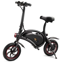 Goplus Folding Electric Bike Portable E-Bike with 12.5 Mile Range Electric Mini Bicycle for Adul ...