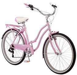 Schwinn Perla Cruiser Women’s Bicycle, 26 inch wheel size, Pink bike