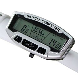 Bike Speedometer, 1Pcs Wireless Mountain Bicycle MPH Computer GPS Waterproof Tracker Odometer Ro ...