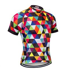 NASHRIO Men’s Cycling Jersey Short Sleeve Road Bike Biking Shirt Tops Bicycle Clothes R ...