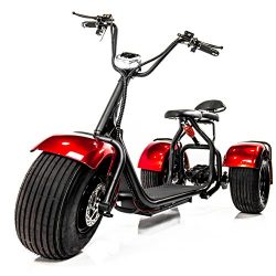 E-Wheels EW-21 CHOPPER TRIKE Fat Tires 3-wheel Electric Scooter