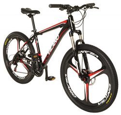 Vilano 26″ Mountain Bike Ridge 2.0 MTB 21 Speed Shimano with Disc Brakes