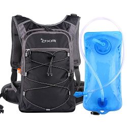 OXA Hydration Backpack with 2L Water Bladder, Thermal Insulation Layer Keeps Water Cool (up to 4 ...