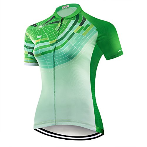 NASHRIO Women’s Cycling Jersey Short Sleeve Road Bike Biking Shirt Tops Bicycle Clothes