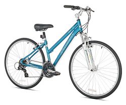 Giordano G7 Women’s Hybrid Bike, One Size/17″