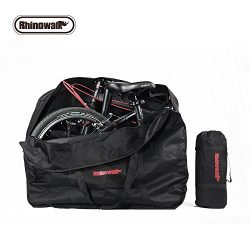 Rhinowalk Bike Travel Bag Case Box Thick Bicycle Folding Carry Bag Pouch,Bike Transport Case for ...