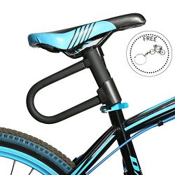 Heavy Duty Combination Bike U Lock,Bicycle U Lock Cycling Cable U Lock Anti-theft Cycling Chain  ...