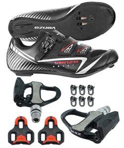 Venzo Road Bike Cycling Shoes Pedals Cleats For Shimano SPD SL Look Size 43