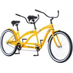 26″ Tandem Bike Cruiser Giant Bicycle Women Men Cycling Road Bikes 2 Seater Bicycles Adult ...