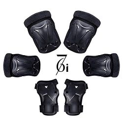 67i Multi Sport Kids Protective Gear Set Toddler Bike Protective gear Knee and Elbow Pads with W ...