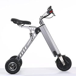 TopMate Mini Electric Tricycle, Foldable Small Size and Light Weight, Suitable for Travel and Le ...