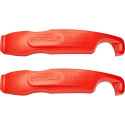 Gorilla Bike Tools | Premium Tire Levers | 2 Pack, Lava Red