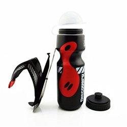 StyleZ 650ML Outdoor Water Bottle + Holder Cage Rack mountain MTB Cycling Bike Bicycle