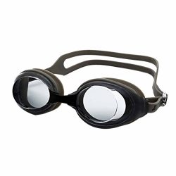 Swimming Goggles Men Women Silicone High Definition Waterproof Anti-fog Flat Mirror Lens Glasses ...