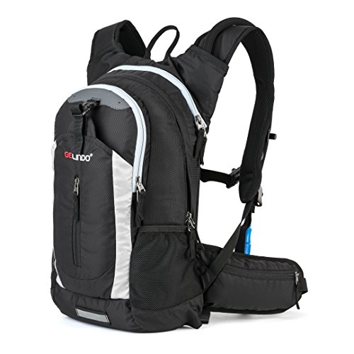 Gelindo Insulated Hydration Backpack Pack with 2.5L BPA Free Bladder – Keeps Liquid Cool u ...