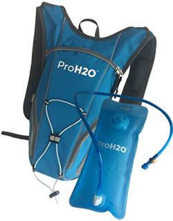 ProH2O Hydration Backpack for Running, Hiking, Cycling – Ergonomic Design Molds to Your Ba ...