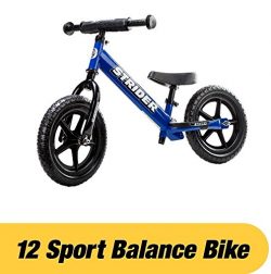 Strider – 12 Sport Balance Bike, Ages 18 Months to 5 Years, Blue