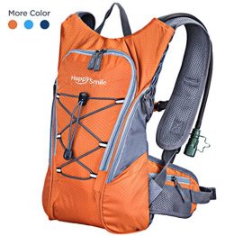 Hydration Pack with 2L Backpack hydration Bladder From HappySmile, Great Waterproof Cycling Hiki ...