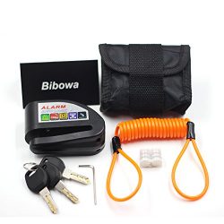 Bibowa Disc Brake Lock With Alarm – Anti -Theft Disc Lock Motorcycle Alarm with 110dB Alar ...