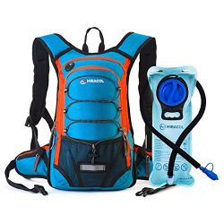 MIRACOL Hydration Backpack with 2L Water Bladder, Thermal Insulation Pack Keeps Liquid Cool up t ...
